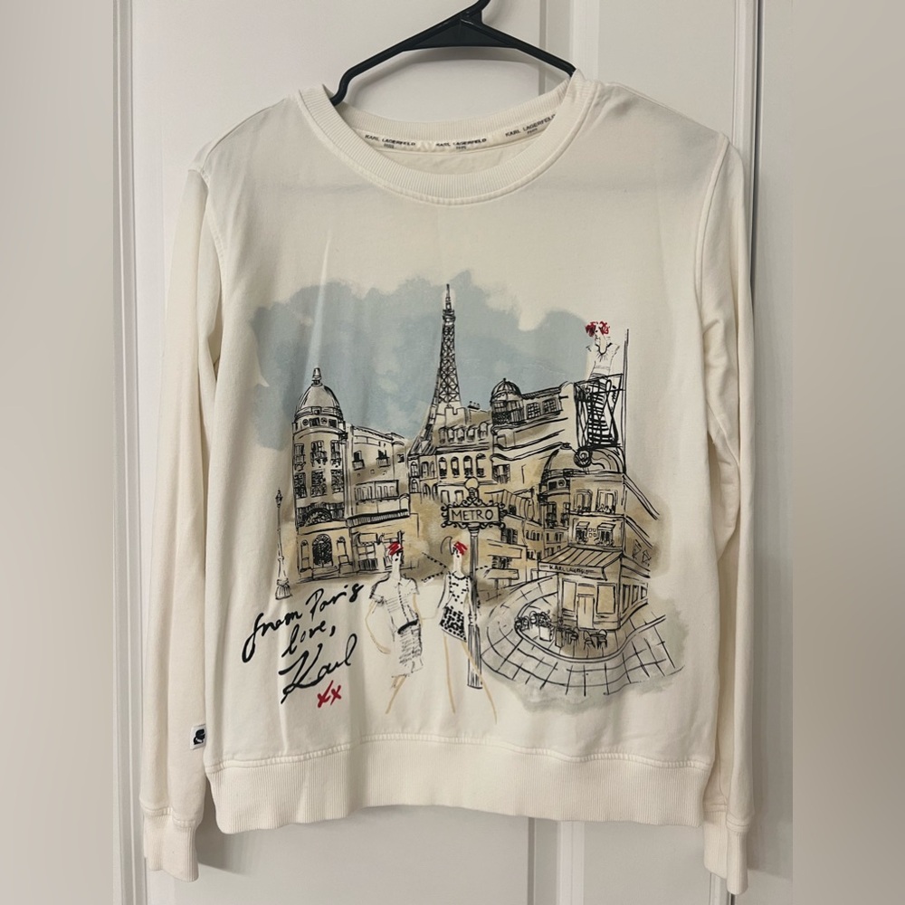 Karl Lagerf sweatshirt, like new, XXS